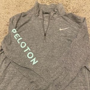Peloton Nike Quarter Zip, Size Medium